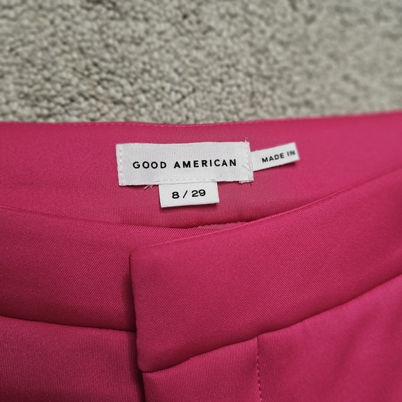 Good American Fuchsia Wide Leg Pants - Picture 6 of 6